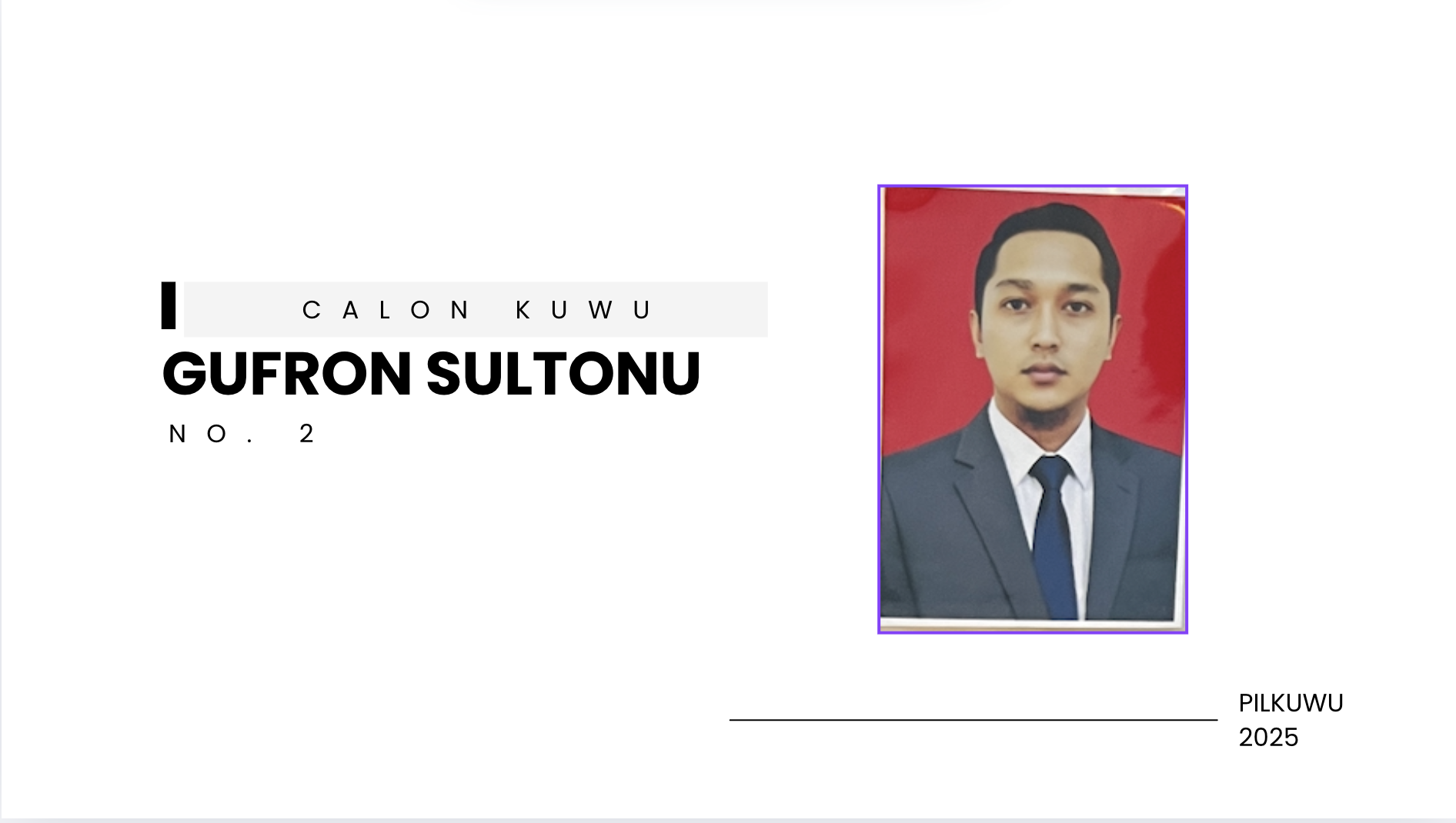 Calon Kuwu No. 2
